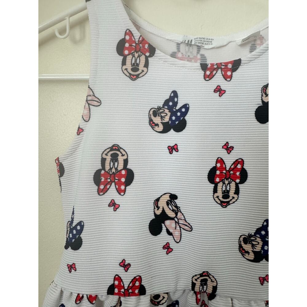 H&M Disney Minnie Mouse Girls Dress Size 8–10 - Picture 2 of 9
